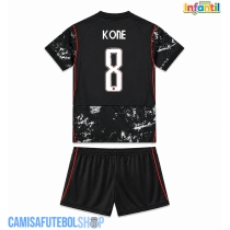 Camisa de time de futebol Canadá Ismael Kone #8 Replicas 2º Equipamento Infantil Mundo 2026 Manga Curta (+ Calças curtas)